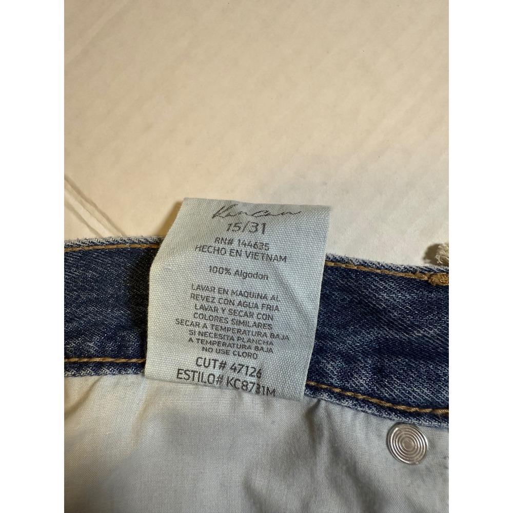 KanCan Jocy Mid Rise Super Wide Leg Jeans Medium Wash Blue Cotton Size 15/31 - Picture 7 of 8